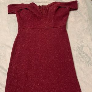 Long Maroon Formal Dress